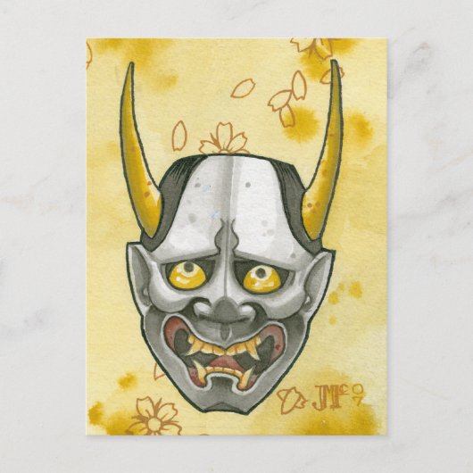 Hannya Postkarte (Vorderseite)