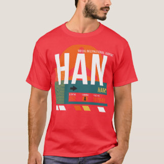 Hanoi HAN Airport Code Gepäckmarke T-Shirt
