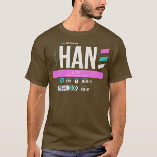 Hanoi HAN Airport Code Gepäckstück Tag 1 T-Shirt