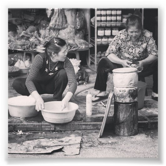 Hanoi Markets Fotodruck (Vorne)