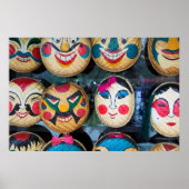 Hanoi Masks At Market Poster (Vorne)