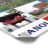 Hanoi - Mosaik - Vietnam - Poster (Ecke)
