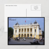 Hanoi Operaverkehr Postkarte (Vorne/Hinten)