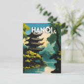 Hanoi Postkarte (Stehend Vorderseite)