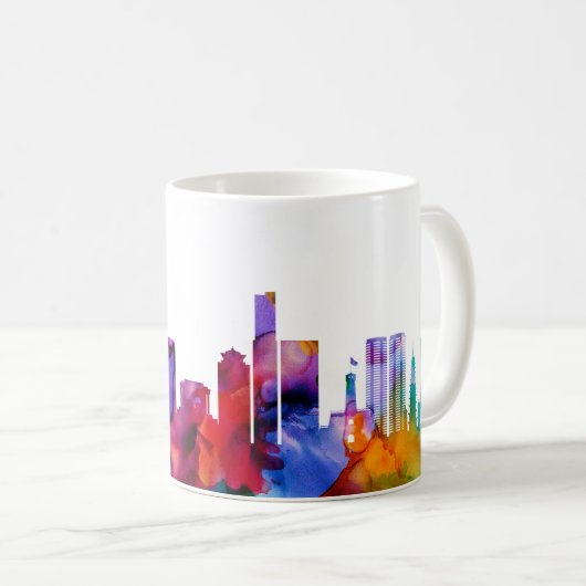 Hanoi Skyline Kaffeetasse (VorderseiteRechts)