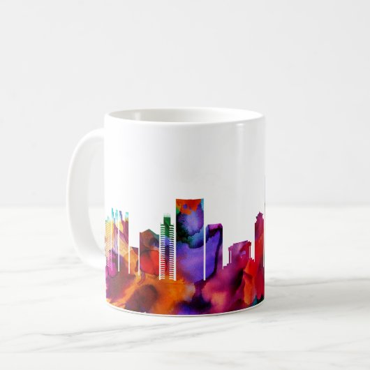 Hanoi Skyline Kaffeetasse (Vorderseite Links)