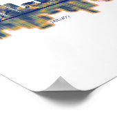 Hanoi Skyline Poster (Ecke)