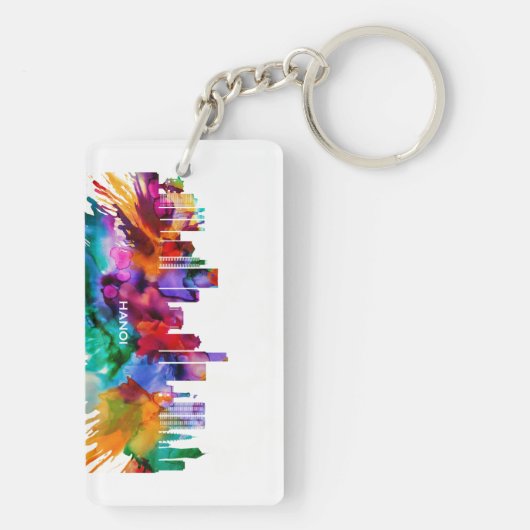 Hanoi Skyline Schlüsselanhänger (Rückseite)