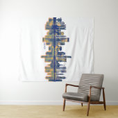 Hanoi Skyline Wandteppich (Beispiel (Horizontal))