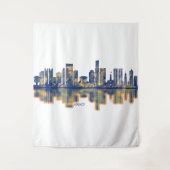 Hanoi Skyline Wandteppich (Vorderseite)