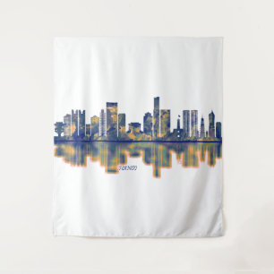 Hanoi Skyline Wandteppich