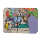 Hanoi Street Hawker Vietnam Magnet (Horizontal)