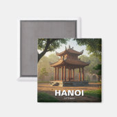 Hanoi Tempel der Literatur Vietnam Reise Magnet (Vorderseite/Rückseite)