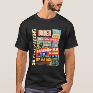 Hanoi unter vietnamesischem Hauptstadt Street Styl T-Shirt