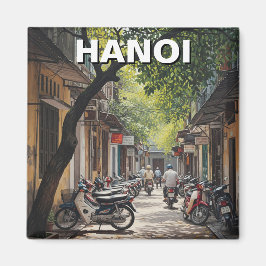 Hanoi Vietnam Alley Travel Magnet
