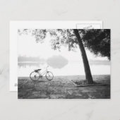 Hanoi Vietnam, Bicycle & Bay Mau Lake Lenin Park Postkarte (Vorne/Hinten)