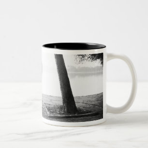 Hanoi Vietnam, Bicycle & Bay Mau Lake Lenin Park Zweifarbige Tasse