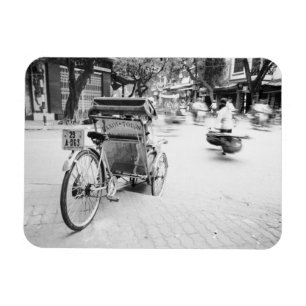 Hanoi Vietnam, Cyclo im alten Hanoi Magnet