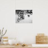 Hanoi Vietnam, Cyclo in Old Hanoi Poster (Küche)