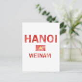 Hanoi Vietnam Designs Postkarte (Stehend Vorderseite)
