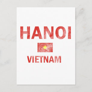 Hanoi Vietnam Designs Postkarte