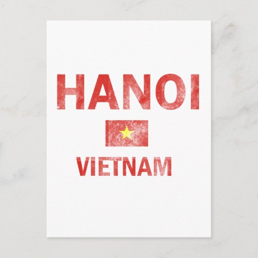 Hanoi Vietnam Designs Postkarte (Vorderseite)