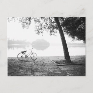 Hanoi Vietnam, Fahrrad & Bay Mau Lake Lenin-Park Postkarte