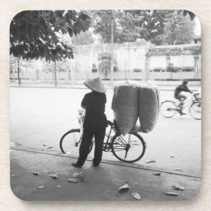 Hanoi Vietnam, Fahrradlieferantin (NR) Getränkeuntersetzer