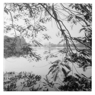 Hanoi Vietnam, Hoan Kiem Lake View Fliese