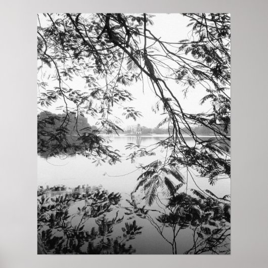 Hanoi Vietnam, Hoan Kiem Lake View Poster (Vorne)