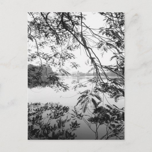 Hanoi Vietnam, Hoan Kiem Lake View Postkarte (Vorderseite)