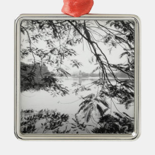 Hanoi Vietnam, Hoan Kiem See Blick Silbernes Ornament