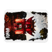Hanoi Vietnam Literaturtempel Magnet (Horizontal)