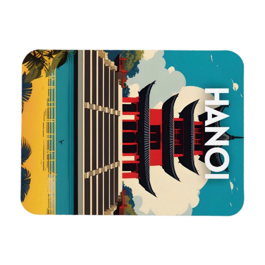 Hanoi Vietnam Magnet (Horizontal)