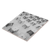 Hanoi Vietnam, Plastikstühle am Tempel Fliese (Seite)