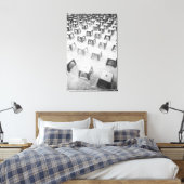 Hanoi Vietnam, Plastikstühle im Tempel der Leinwanddruck (Insitu (Schlafzimmer))