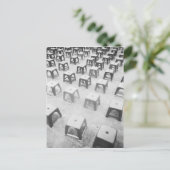 Hanoi Vietnam, Plastikstühle im Tempel der Postkarte (Stehend Vorderseite)