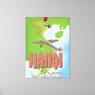 Hanoi Vietnam Reiseposter Leinwanddruck