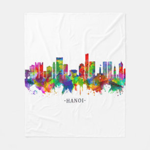 Hanoi Vietnam Skyline Fleecedecke