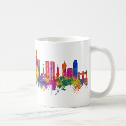 Hanoi Vietnam Skyline Kaffeetasse (Rechts)