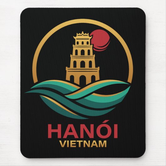 Hanoi Vietnam Südostasien Mousepad (Vorne)