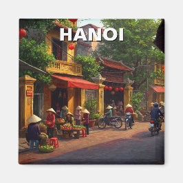 Hanoi Vietnam Travel Magnet