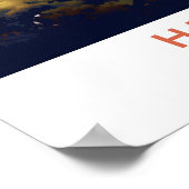 Hanoi Vietnam Travel Print Poster (Ecke)