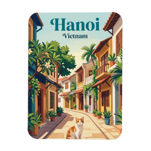 Hanoi, Vietnam Vietnam Magnet (Vertikal)