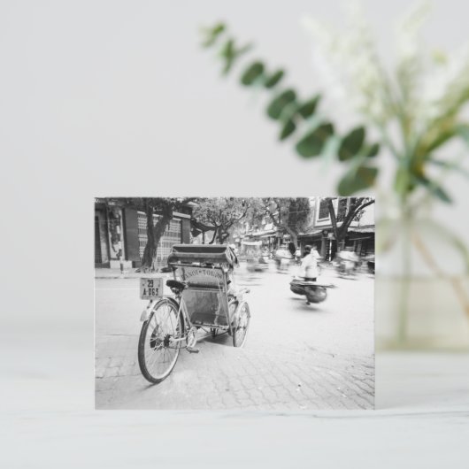 Hanoi Vietnam, Zyklo in altem Hanoi Postkarte (Stehend Vorderseite)