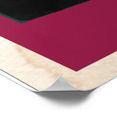 Hanoi Vintage Reiseplakat Poster (Ecke)