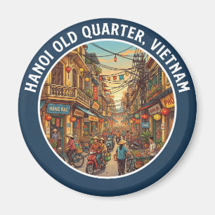 Hanoier Altstadt, Hanoi Vietnam Magnet