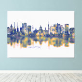 Hanover Skyline Leinwanddruck (Insitu (Holzboden))