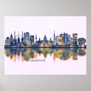 Hanover Skyline Poster