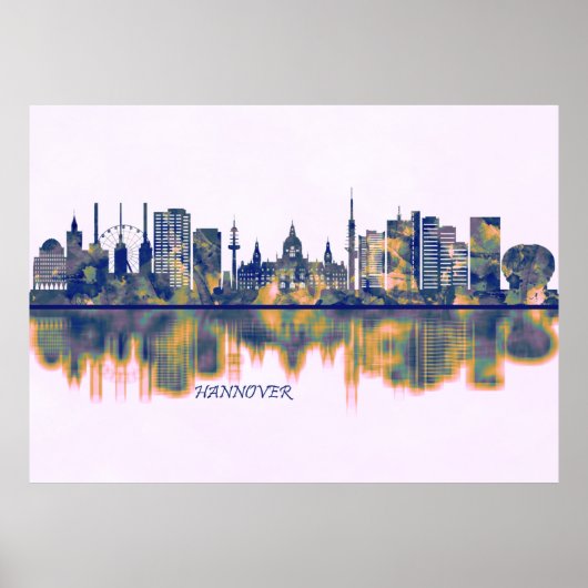 Hanover Skyline Poster (Vorne)